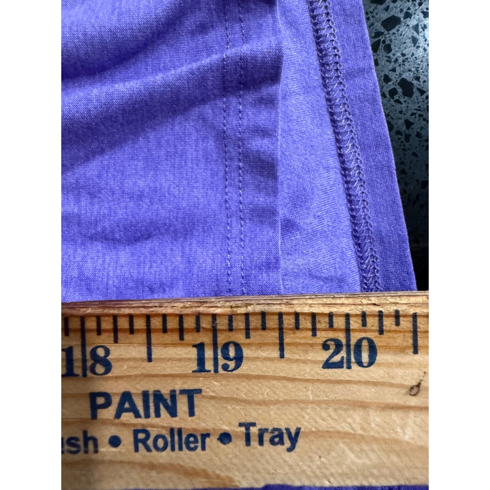 Beyond Yoga Womens Purple Heathered Raglan Long Sleeve Cropped Top Size M USA - Picture 7 of 8